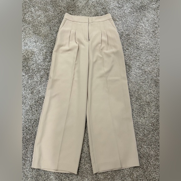 Express Pants - NWT Express High-Rise Wide Leg Pants in Light Beige